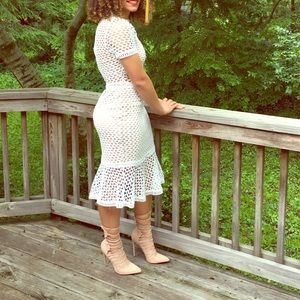 Knit white dress from Charlotte Russe!